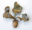 Holdfast 5, 2023, 12"x11.5"x2.5", stone and bronze