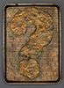 Paradox I, 2016, 18x13x1", unique bronze and sheet pan